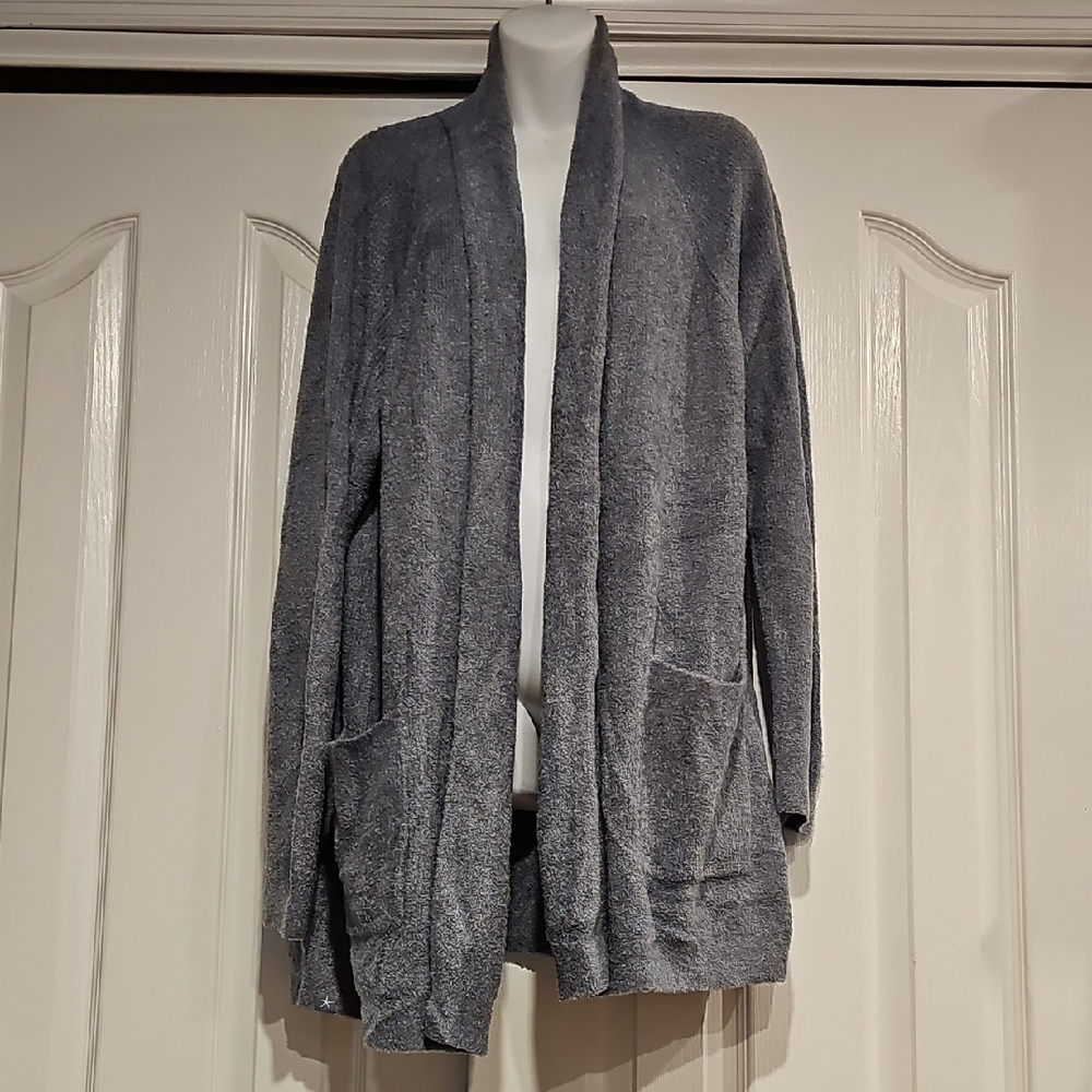 Barefoot Dreams CozyChic Lite Long Cardigan Sz 1X EUC MSRP $158